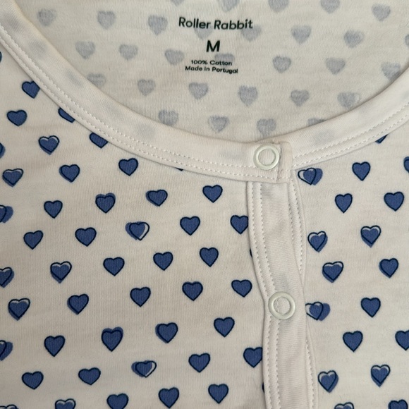 Roller Rabbit Blue Heart Top - Size M - NWT - Picture 4 of 5